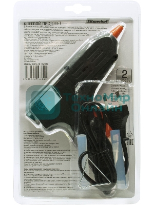 Клеевой пистолет Silwerhof GG040 40Вт стерж.:11мм