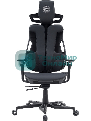 Кресло Cactus CS-CHR-DUO-BBK черный, экокожа