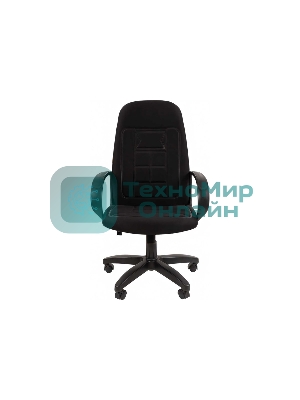 Кресло Chairman 727 черный, ткань, 120 кг