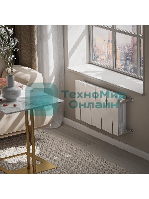 Радиатор биметаллический Royal Thermo PianoForte 300 белый - 8 секц.