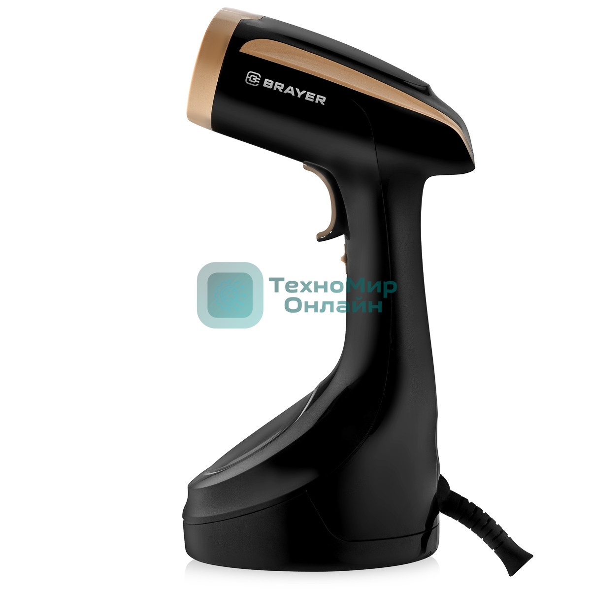 Отпариватель Brayer BR4125 черный, 1700 Вт, 25 г/мин, 280 мл