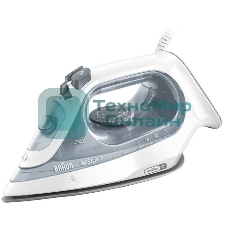 Утюг Braun SI 3054 GY серый/белый, 2400 Вт, 45 г/мин, 180 г/мин, 270 мл
