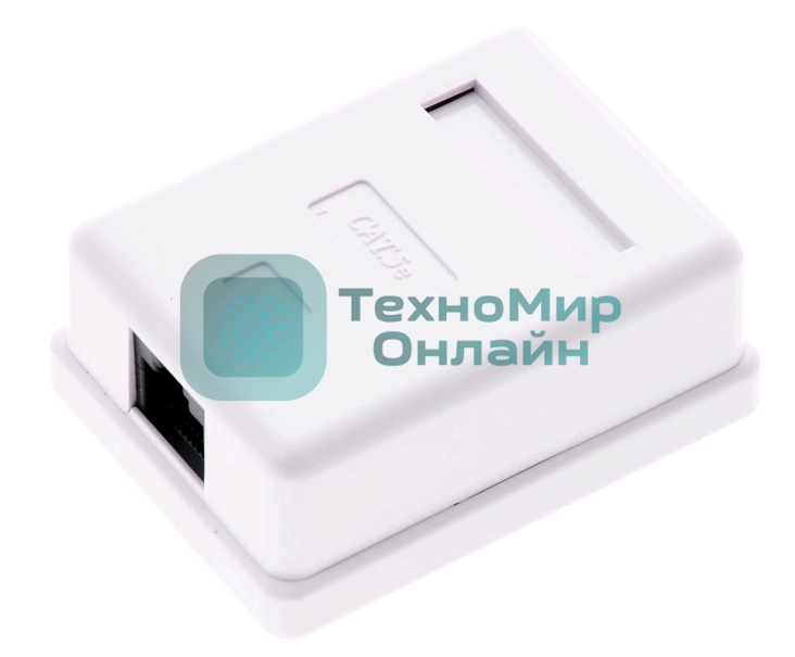 Розетка внешняя RJ-45 5e кат., 1порт. 5bites LY-SB01-A