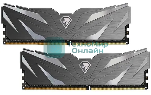 Оперативная память NETAC, DDR4, 16GB (2x8GB), 3200MHz, CL16, DIMM, с радиаторами, черный