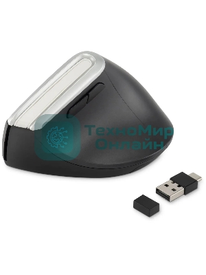 Мышь беспроводная Oklick 991MW серый, 2400 dpi, радиоканал, Bluetooth, USB, кнопки - 7