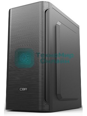 Компьютерный корпус CBR mATX Minitower MX10, c БП PSU-ATX450-08EC (450W/80мм), 2*USB 2.0, HD Audio+Mic, черный