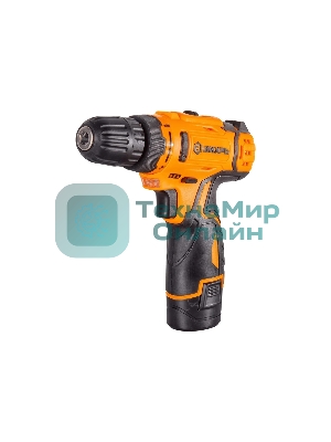 Дрель-шуруповерт аккумуляторная Вихрь ДА-12Л-2КА 72/14/26, Аккумуляторная, 12В, 2 АКБ, Кейс