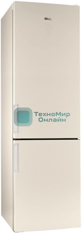 Холодильник Stinol STN 200 E бежевый двухкамерный 249/75л морозилка снизу, No Frost