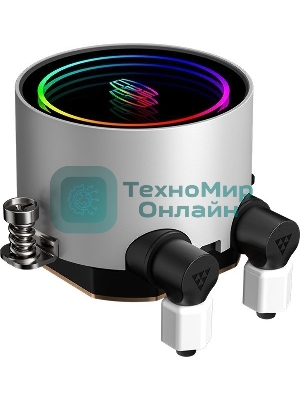 Система жидкостного охлаждения PcCooler DA240 WH ARGB Soc-AM5/AM4/1200/1700/1851 белый 4-pin Al+Cu 270W Ret (DA240-WHAWXX-GL)