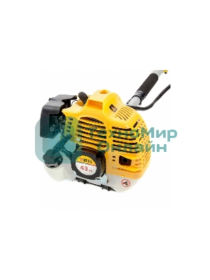 Триммер бензиновый Denzel DT 43S 43см3 2.5 лс. разъемная штанга состоит из 2 частей