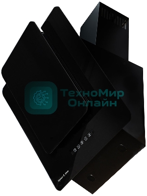 Вытяжка каминная наклонная Zigmund & Shtain K 150.6 B черный, 60 см, 1100 куб. м/ч, 65 дБ