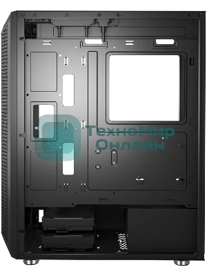 Компьютерный корпус Bloody BD-CC115 черный без БП ATX 8x120мм 1xUSB 2.0 1xUSB 3.0 audio bott PSU