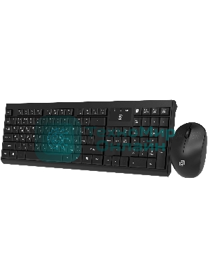 Комплект клавиатура+мышь Oklick S269W беспроводной, USB, 1600 DPI, чёрный