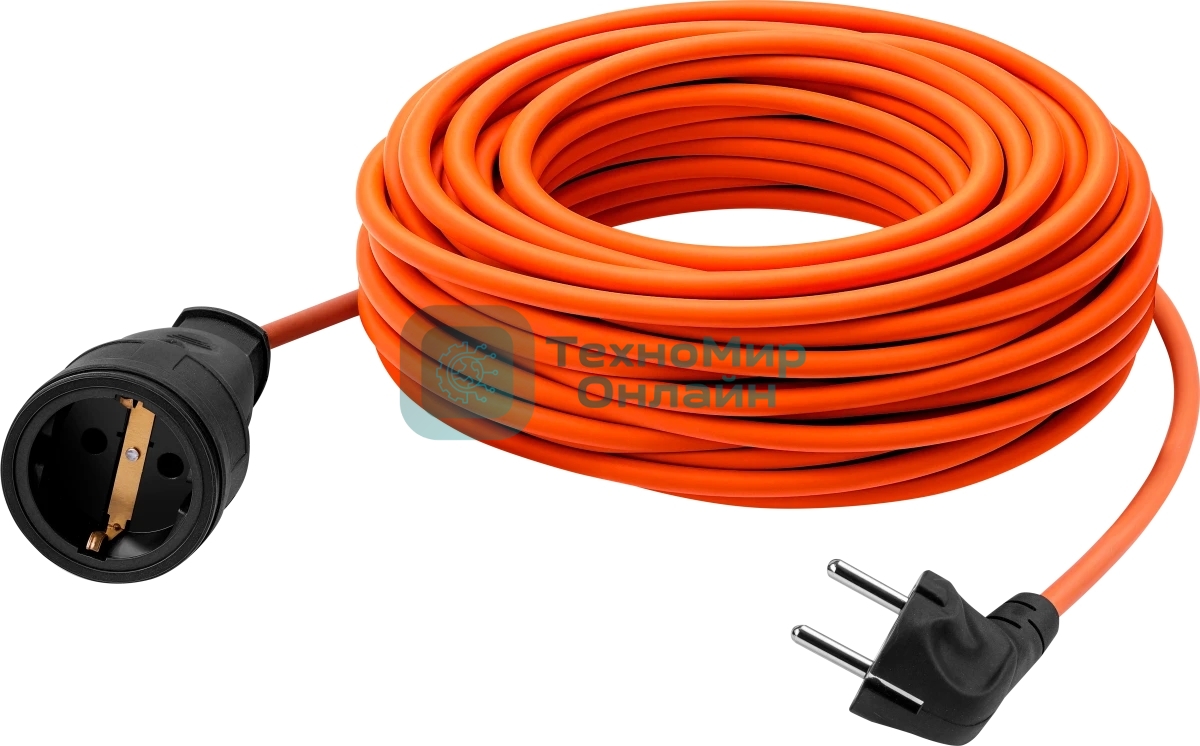 Удлинитель силовой Defender Ext2G-01-10 6А, 10 м, б/з - без рамки