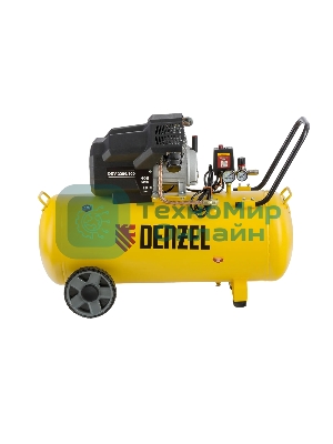 Компрессор воздушный Denzel DKV2200/100,Х-PRO (58079) 2.2 кВт, 400 л/мин, 100л
