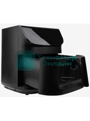 Аэрогриль Eltronic 777-01 черный, 2200 Вт, 9 л, сенсор, 10 программ