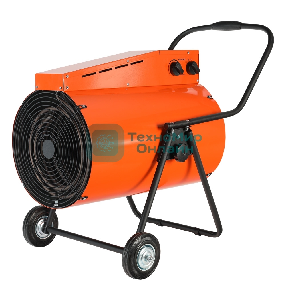 Тепловентилятор Patriot PT-R 24, оранжевый/черный, 24 кВт, 380В, терморегулятор