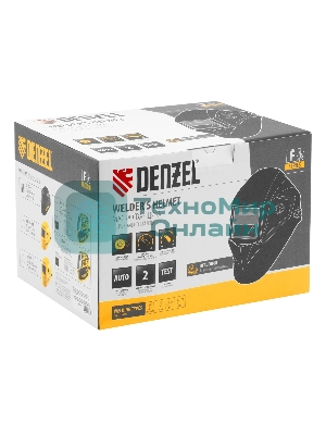 Щиток защитный лицевой (маска сварщика) Denzel F4, см. окно 90х35, DIN 9-13