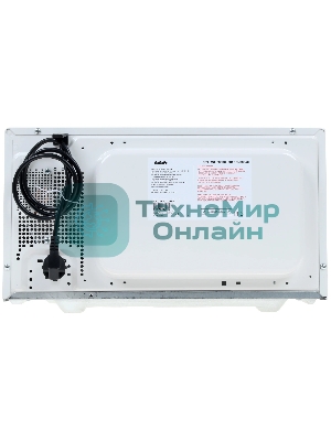 Микроволновая печь BBK 23MWS-928M/W/RU белый, 23 л, 900 Вт, переключатели - поворотный механизм