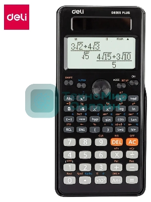 Калькулятор научный Deli ED82ES черный 10+2-разр.