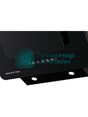 Вытяжка каминная наклонная Zigmund & Shtain K 150.6 B черный, 60 см, 1100 куб. м/ч, 65 дБ