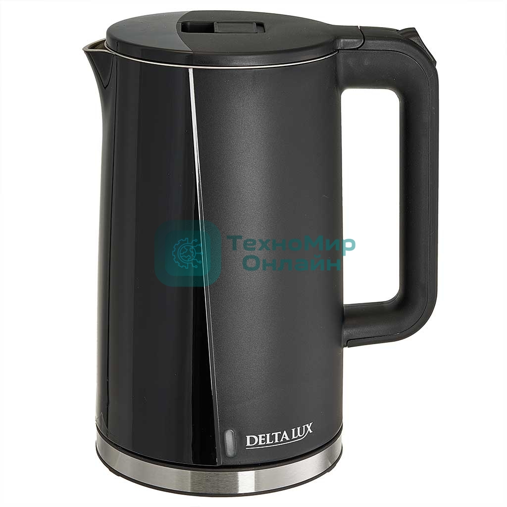 Чайник электрический Delta Lux DE-1011 черный