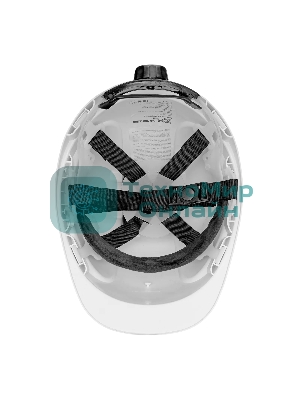 Каска защитная ударопрочная Denzel ABS/PC, плавная регулировка, модель 