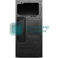 Компьютерный корпус CBR mATX Minitower V203, без БП, 1хUSB 3.0, 1хUSB 2.0, HD Audio+Mic, черный PCC-MATX-V203-WPSU