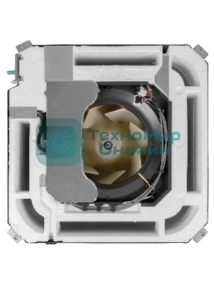 Внутренний блок сплит-системы кассетного типа Electrolux EACC/in-12H/UP4-DC/N8 инвертор, 12000 BTU, 35 м², 29 дБ, охлаждение, обогрев, осушение, белый