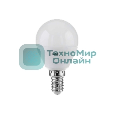 Лампа светодиодная JazzWay PLED-SP-G45 7Вт шар 5000К холодный белый E14 540лм 230В