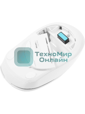 Мышь беспроводная A4Tech Fstyler FB12 белый, 1200 dpi, радиоканал, Bluetooth, USB, кнопки - 3