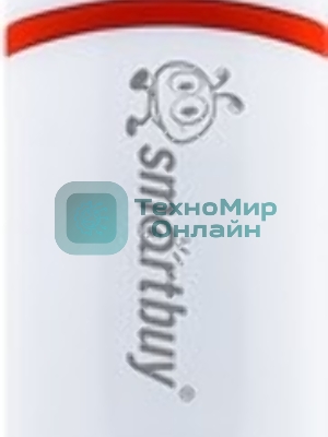 Флешка USB Smartbuy Crown white (SB4GbCRW-W), 4Gb, USB 2.0, R/W 15/5, белый/красный