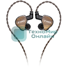 Проводные наушники FiiO FH13 черный, внутриканальные, Jack 3.5/4.4 мм