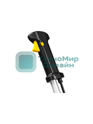 Триммер электрический Kranz KR-1400, 1400Вт, 420/255мм, катушка+диск, разборная штанга