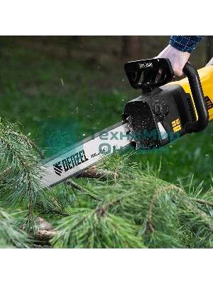 Пила цепная электрическая Denzel EDS-2000, 2кВт, продольная, шина 40 см, шаг 3/8, паз 1,3мм, 56зв