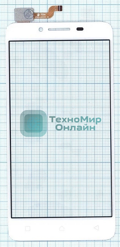 Сенсорное стекло (тачскрин) для Lenovo A3690, белое