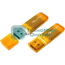 Флешка USB QUMO 32 Gb USB 2.0 Optiva 01 оранжевый корпус оранжевый