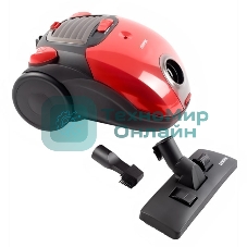 Пылесос Centek CT-2511 красный, 400/2000 Вт, уборка сухая, пылесборник мешок, 2 л