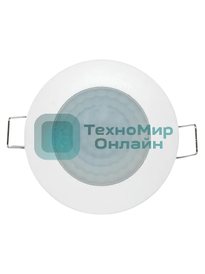 Датчик движения EKF dd-ms-100 (ИК) MS-100 (ДД) встраив. 1200 Вт 360 град. до 6 м IP20