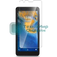 Защитное стекло для экрана BoraSCO Hybrid Glass для ZTE Blade L9 антиблик, 60 х 130 мм, 2.5D, прозрачный