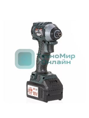 Профессиональный бесщеточный винтоверт аккумуляторный KLPRO KLDV18BH-50 (18В, Li-ion-2шт, 5.0А·ч, 220Нм, 2 скорости, подсветка,З/У,в кейсе)