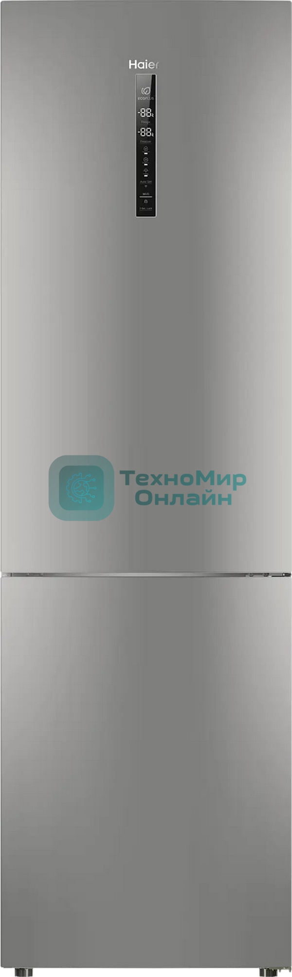 Холодильник Haier C2F620CFU1 серебристый двухкамерный 278/108л морозилка снизу, No Frost