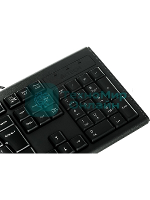 Комплект клавиатура+мышь A4Tech KRS-8372 проводной, USB, 1200 DPI, чёрный