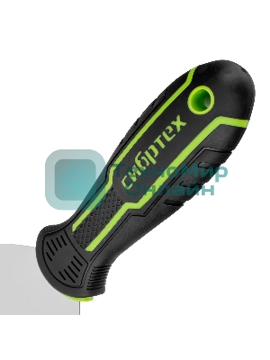 Шпательная лопатка из нержавеющей стали Сибртех 125 мм, двухкомпонентная рукоятка