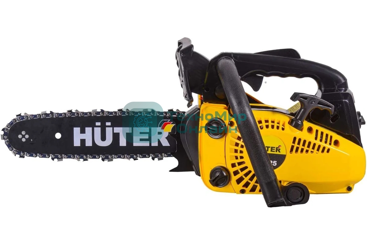 Бензопила Huter BS-25 70/6/5 800 Вт, 25 см3, бак 0,31 л, антивиб. система, шина 300см/12