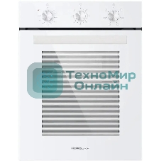 Духовой шкаф электрический встраиваемый HOMSair OEF451WH белый