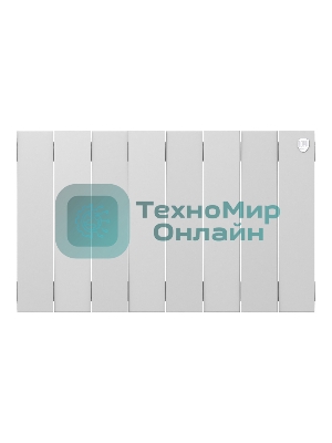 Радиатор биметаллический Royal Thermo PianoForte 300 белый - 8 секц.