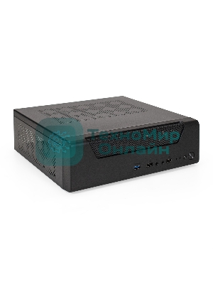 Компьютерный корпус Desktop ExeGate FL-102-TPS450 (mini-ITX, БП TPS450 с вент. 8см, 2*USB + 1*USB 3.0, аудио, черный)