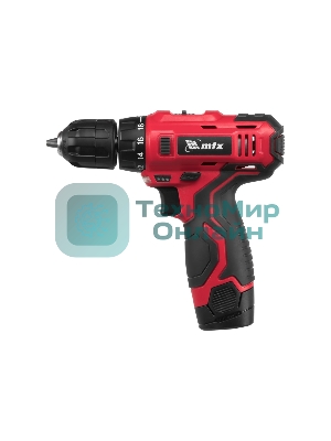 Дрель-шуруповерт аккумуляторная MTX MCDL-12-02P, Аккумуляторная, 12В, 2 АКБ, Кейс