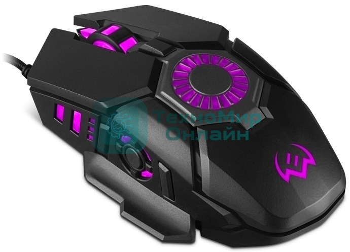 Мышь проводная SVEN RX-G880 черный, 7000 dpi, USB, кнопки - 7